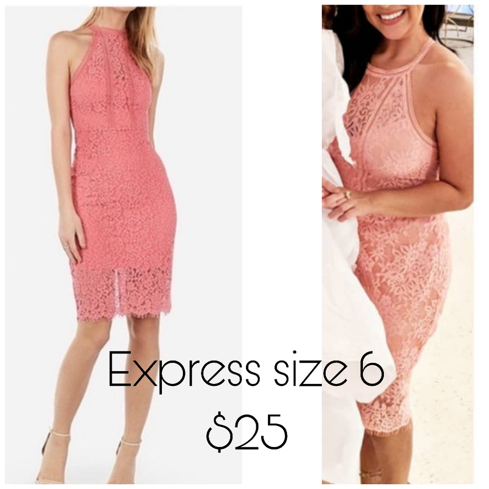 Express lace dress